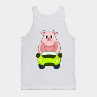 Pig Car Tank Top